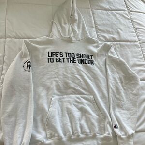Barstool LIFE'S TOO SHORT TO BET THE UNDER HOODIE